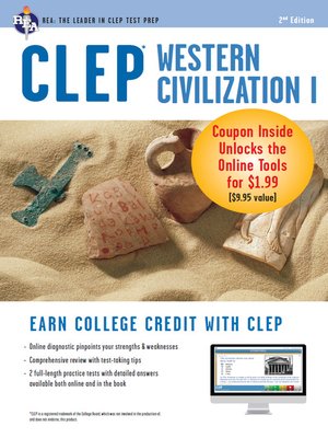 cover image of CLEP Western Civilization I with Online Practice Exams